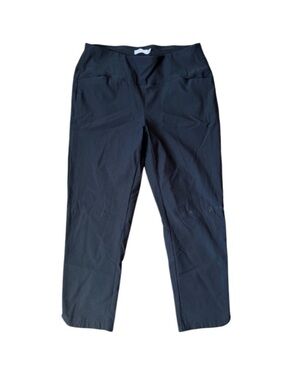 Lady Hagen Black Pull-On Crop Pants